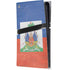 Haiti Flag Distressed PS5 Pro Console Skin